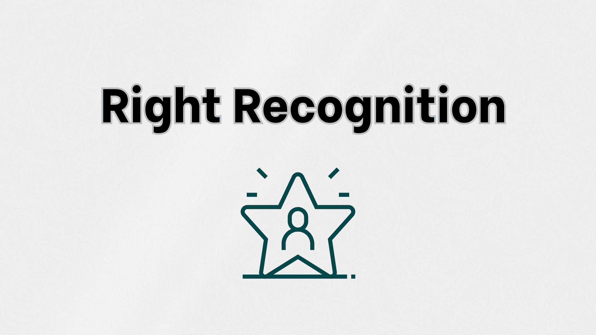 ✍️ Recognition Is Systematic - Not Accidental